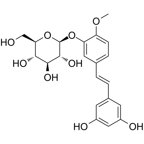 Rhapontigenin 3'-O-glucoside图片