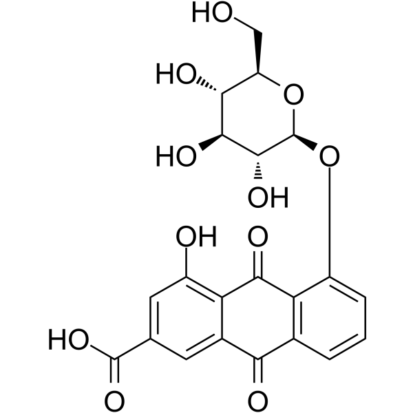 Rhein 8-Glucoside图片