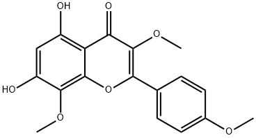 5,7-Dihydroxy-3,4',8-trimethoxyflavone图片