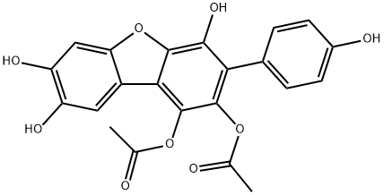 1,2-Diacetoxy-4,7,8-trihydroxy
-3-(4-hydroxyphenyl)dibenzofuranͼƬ