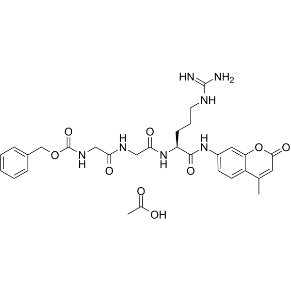 Z-Gly-Gly-Arg-AMC acetate图片