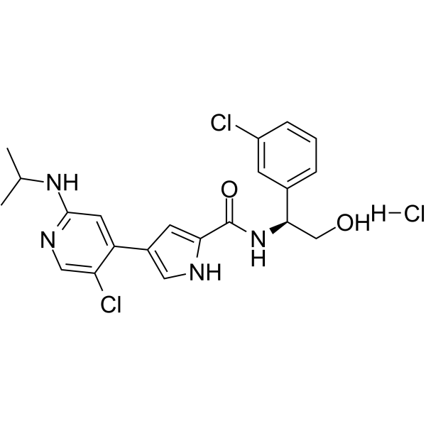 Ulixertinib hydrochloride图片