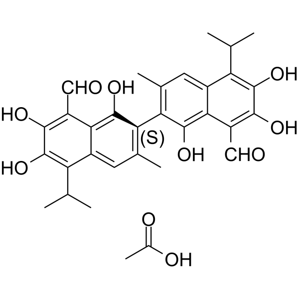 (S)-Gossypol(acetic acid)ͼƬ