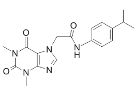 2-(1,3-dimethyl-2,6-dioxo-1,2,3,6-tetrahydro-7H-purin-7-yl)-N-(4-isopropylphenyl)acetamide(6106799)ͼƬ