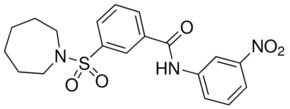 3-(1-azepanylsulfonyl)-N-(3-nitrophenyl)benzamide(6642056)ͼƬ