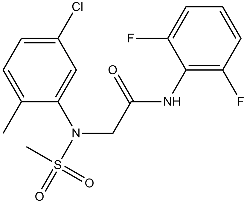 N~2~-(5-chloro-2-methylphenyl)-N~1~-(2,6-difluorophenyl)-N~2~-(methylsulfonyl)glycinamide(7818994)ͼƬ