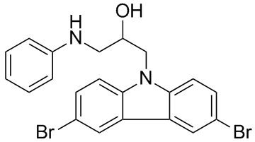 1-anilino-3-(3,6-dibromo-9H-carbazol-9-yl)-2-propanol(5236896)ͼƬ