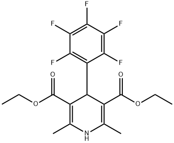 diethyl 2,6-dimethyl-4-(pentafluorophenyl)-1,4-dihydro-3,5-pyridinedicarboxylate(5619779)ͼƬ