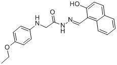 2-[(4-ethoxyphenyl)amino]-N'-[(2-hydroxy-1-naphthyl)methylene]acetohydrazide(5723320)ͼƬ