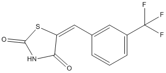 5-[3-(trifluoromethyl)benzylidene]-1,3-thiazolidine-2,4-dione(5721666)ͼƬ