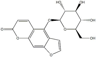 Bergaptol O-β-D-glucopyranoside图片