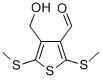 4-(hydroxymethyl)-2,5-bis(methylthio)-3-thiophenecarbaldehyde(5103885)图片