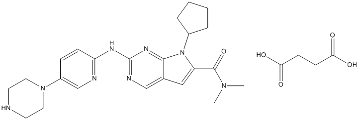 Ribociclib succinate(LEE011 succinate)ͼƬ