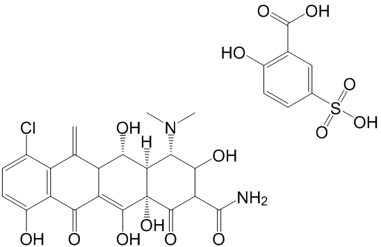 Meclocycline Sulfosalicylate图片