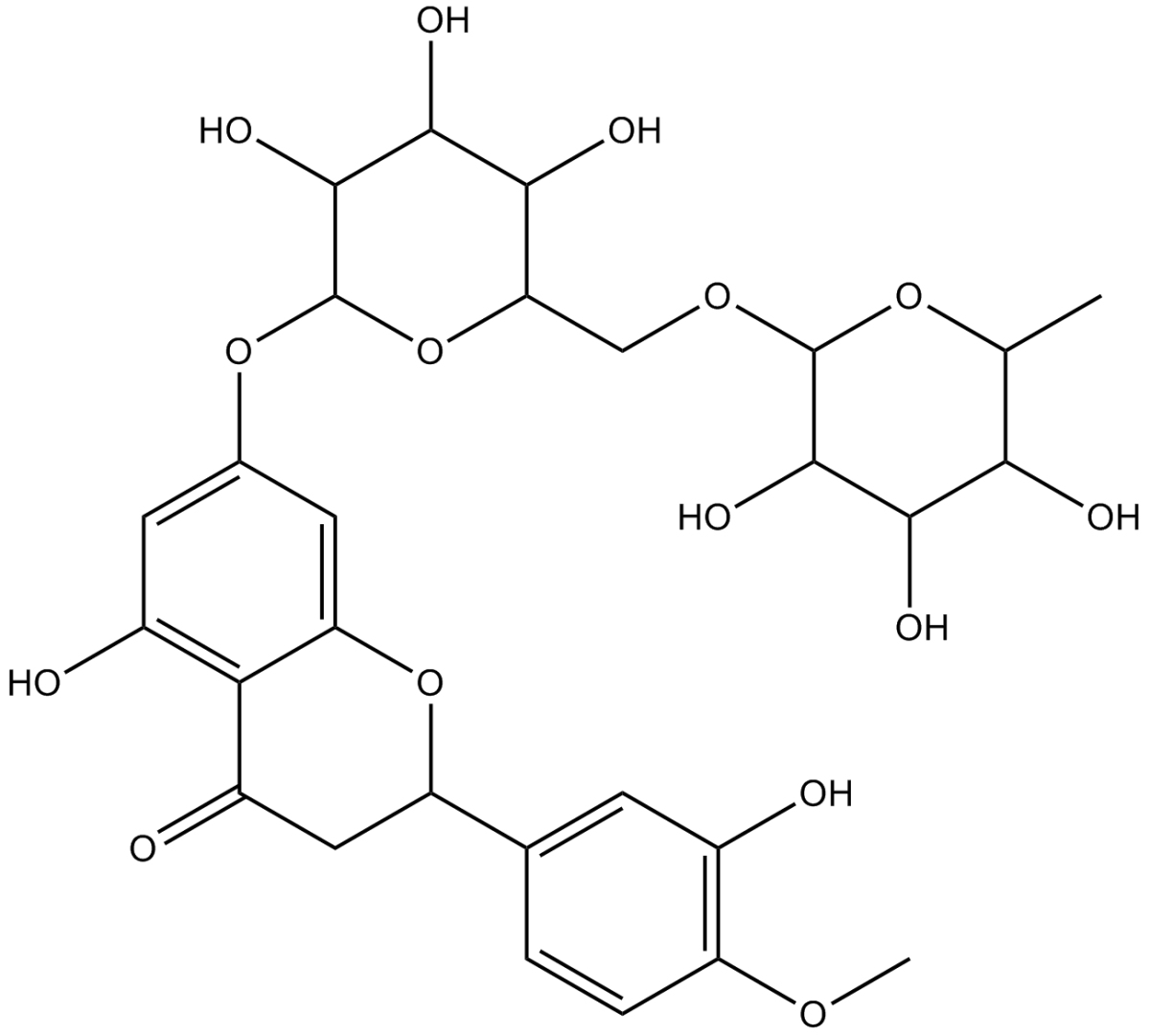 Hesperidin(Hesperetin 7-rutinoside)ͼƬ