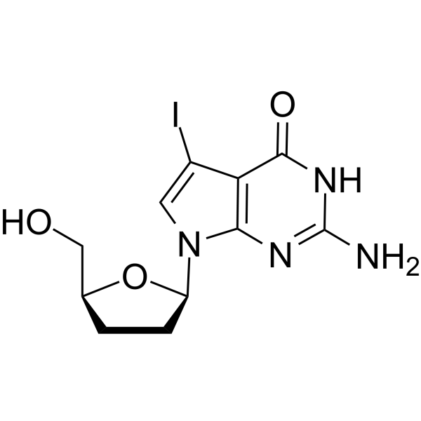 7-Iodo-2',3'-dideoxy-7-deaza-guanosineͼƬ