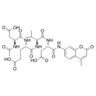 Ac-DEVD-AMC(N-Acetyl-Asp-Glu-Val-Asp-7-amido-4-Methylcoumarin)图片