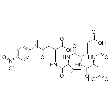 Ac-DEVD-pNA(N-Acetyl-Asp-Glu-Val-Asp-p-Nitroanilide)ͼƬ