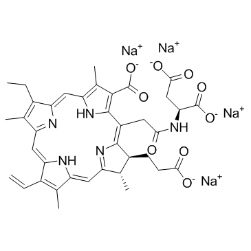 Talaporfin sodium(ME2906Mono-L-aspartyl chlorin e6NPe6)ͼƬ