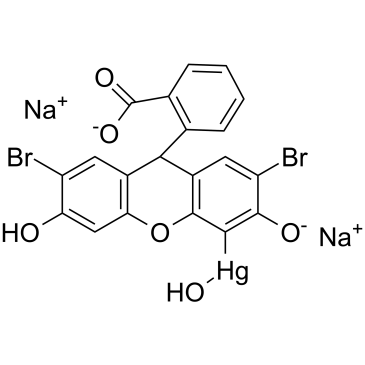Merbromin(Mercury dibromofluorescein disodium salt)ͼƬ