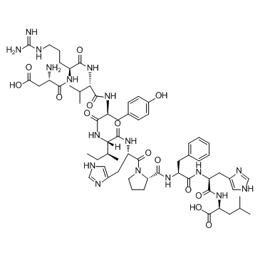 Angiotensin 1(Human)(DRVYIHPFHLAngiotensin I(human,mouse,rat))ͼƬ