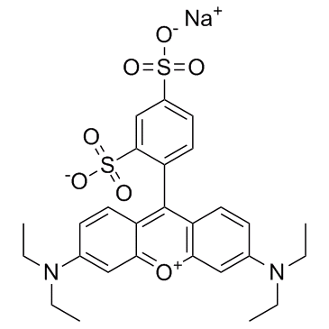 Sulforhodamine B sodium salt(Acid Red 52Kiton Red 620)ͼƬ
