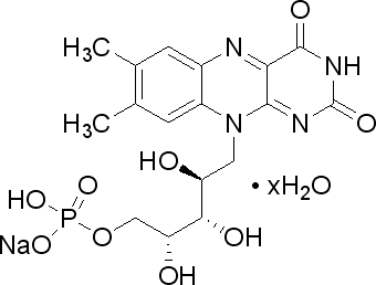 Riboflavin 5'-monophosphate sodium salt hydrate图片