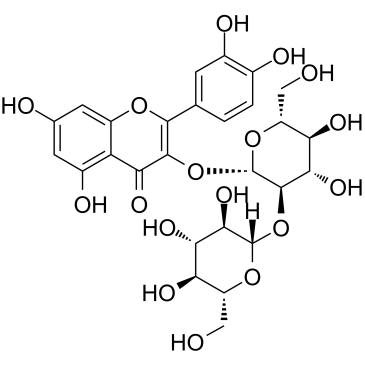 Baimaside(Quercetin 3-O-sophoroside)ͼƬ