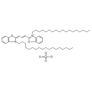 3,3'-Dioctadecyloxacarbocyanine perchlorate(DiODiOC18(3))ͼƬ