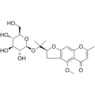 5-O-Methylvisammioside(4'-O--D-Glucosyl-5-O-methylvisamminol)ͼƬ