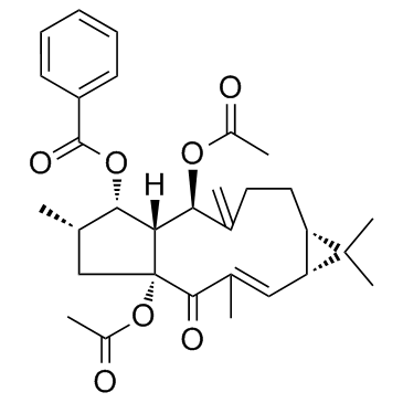 5,15-Diacetyl-3-benzoyllathyrol(Euphorbia factor L3)ͼƬ