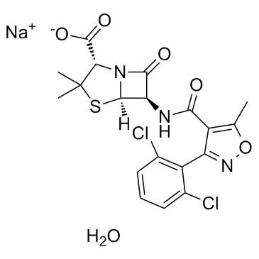 Dicloxacillin Sodium hydrate(Dicloxacillin sodium salt monohydrate)图片