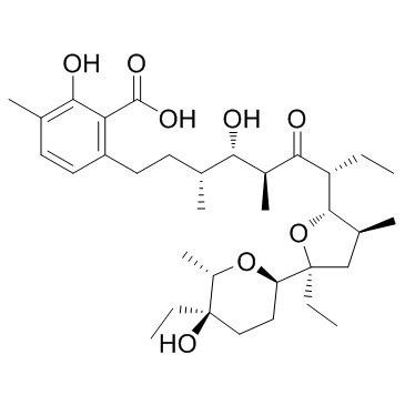 Lasalocid(Antibiotic X-537ALasalocid-AX-537AIonophore X-537A)ͼƬ