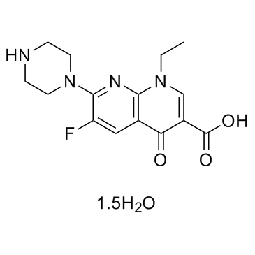 Enoxacin hydrate(Enoxacin sesquihydrateAT-2266 hydrateCI-919 hydrate)ͼƬ
