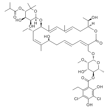 Fidaxomicin(OPT-80PAR-101Clostomicin B1Tiacumicin B)ͼƬ