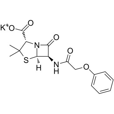 Penicillin V Potassium(Phenoxymethylpenicillin potassium salt)ͼƬ