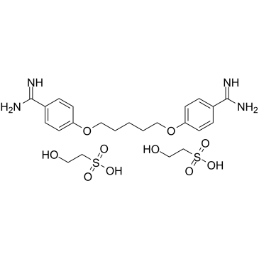Pentamidine isethionate(Pentamidine diisethionatePentamidine isethionate salt)ͼƬ