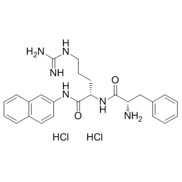 PAN dihydrochloride(MC-207,110 2HClPhe-Arg--naphthylamide 2HCl)ͼƬ