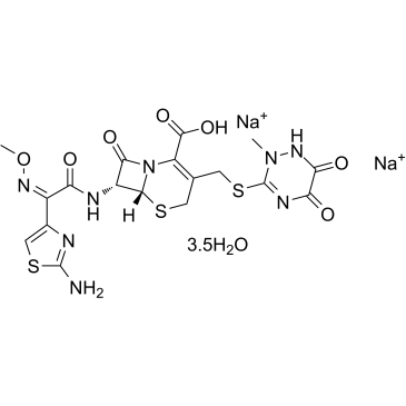 Ceftriaxone sodium hydrate(Ceftriaxone disodium hemiheptahydrate)图片