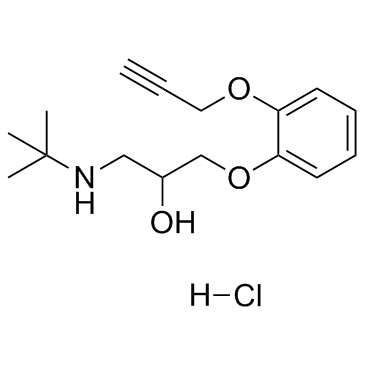 Pargolol hydrochloride(Ko 1400 hydrochloride)ͼƬ