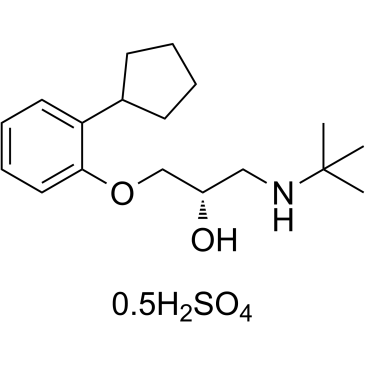 Penbutolol sulfate((-)-Terbuclomine)ͼƬ