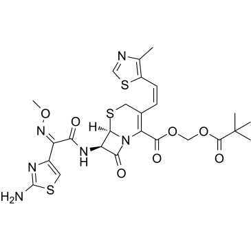 Cefditoren Pivoxil(Cefditoren pivoxylCefditoren pivaloyloxymethyl esterME 1207)图片