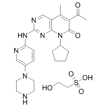 Palbociclib isethionate(PD 0332991 isethionate)ͼƬ