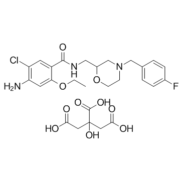 Mosapride citrate(TAK-370 citrateAS-4370 citrate)图片