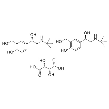 Levalbuterol(tartrate)(Levosalbutamol tartrate)ͼƬ