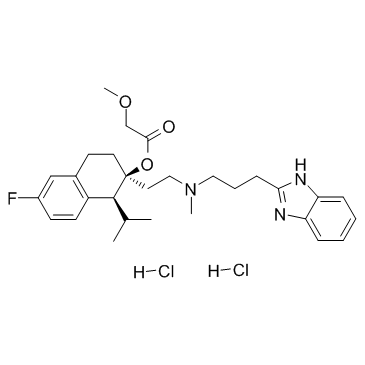 Mibefradil dihydrochloride(Ro 40-5967 dihydrochloride)ͼƬ