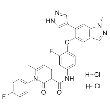 Merestinib dihydrochloride(LY2801653 dihydrochloride)ͼƬ