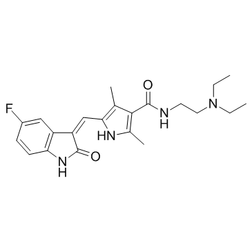 Sunitinib(SU 11248)ͼƬ