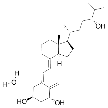 Tacalcitol(monohydrate)(1,24(R)-Dihydroxyvitamin D3 monohydrate)ͼƬ