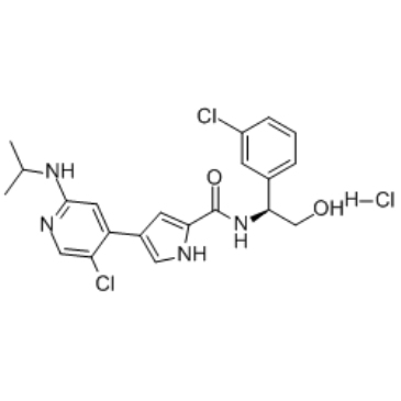 Ulixertinib hydrochloride(BVD-523 hydrochloride)图片